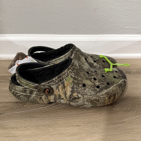 Crocs Realtree APX Lined Classic Camo Clog Men's Size 9 Camouflage New